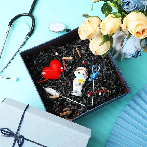 Miniatura 5 de 21 decoraciones para tartas de graduación para enfermeras, decoraciones de fiesta de graduación, decoración de cupcakes de enfermería para médicos