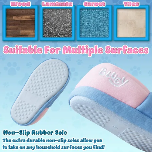 Miniatura 5 de Bluey Zapatos Niños Zapatillas Niñas 3D Antideslizante Niños Zapatillas Cálidas Niños Niñas