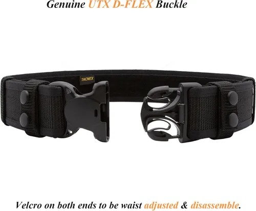 Miniatura 3 de TACNEX Cinturones de servicio 2" Cinturón de servicio policial Cinturón de nailon para aplicación de la ley y seguridad