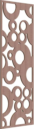 Miniatura 27 de Farwell Paneles de pared decorativos de madera con calado, 13 3/8 pulgadas de ancho x 34 3/8 pulgadas de alto x 1/4 de alto, roble rojo rojo