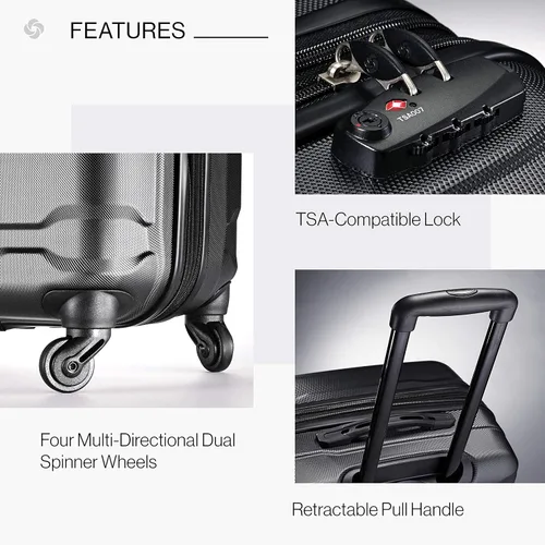 Miniatura 5 de Samsonite Omni PC - Maleta extensible rígida, Negro