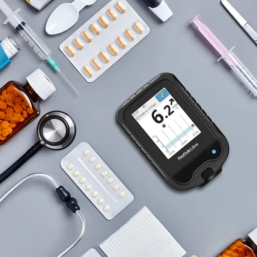 Miniatura 7 de MEDMAX Funda de silicona para Freestyle Libre 3 2 / Libre Reader, ligera, a prueba de golpes, antideslizante, funda protectora de gel suave con Negro