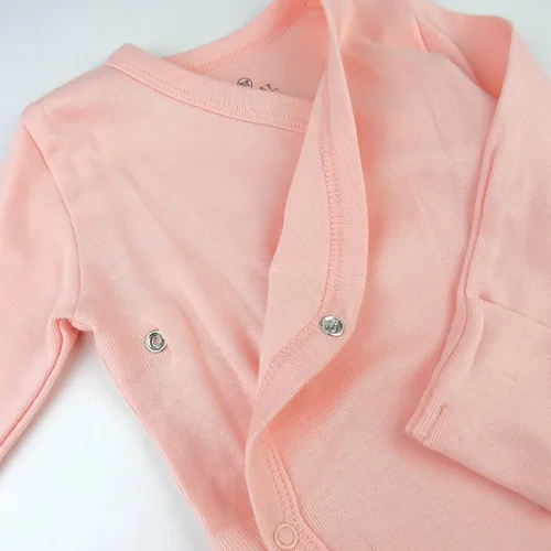 Miniatura 3 de HonestBaby unisex-baby 3-pack Long Sleeve Side-snap Kimono Bodysuits Organic Cotton for Infant Baby Boys, Girls, Unisex