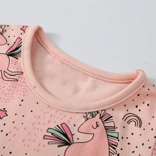 Miniatura 3 de FKKFYY Vestidos casuales de verano para niñas de 2 a 7 años