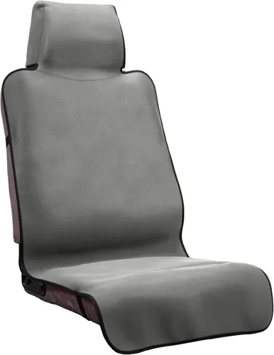 Miniatura 13 de Funda de asiento impermeable, protector de asiento de automóvil mejorado contra el sudor, perfecto para asiento universal antideslizante de Negro