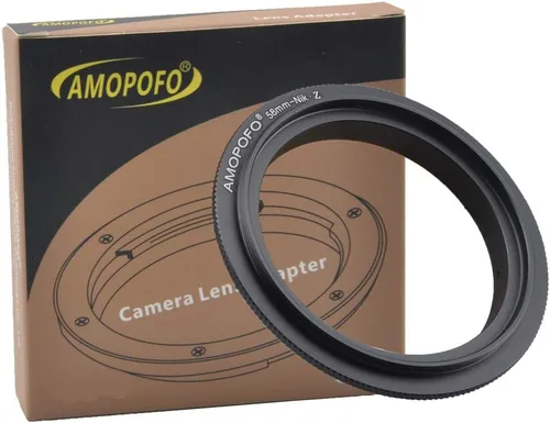 Miniatura 10 de Anillo adaptador de montaje inverso macro rosca de filtro de 1.929 in, y para cámaras DSLR Nikon D7500 D7100 D7000 D5600 D5200, D5500, D750, D810
