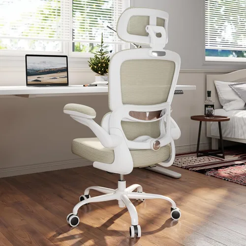 Miniatura 9 de TRALT Silla Ergonómica de Oficina - Silla de Escritorio con Reposacabezas Ajustable Soporte Lumbar Silla de Computadora - Silla Cómoda de Malla