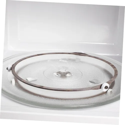 Miniatura 7 de Soporte para plato giratorio de microondas, rodillos de placa giratoria de vidrio, compatible con la mayoría de microondas, soporte de plástico