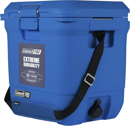 Coleman Pro Enfriador Rígido Premium Ultraligero de Servicio Pesado de 25 cuartos, Aislamiento Extra Grueso Mantiene el Hielo hasta 3 Días, Neptuno