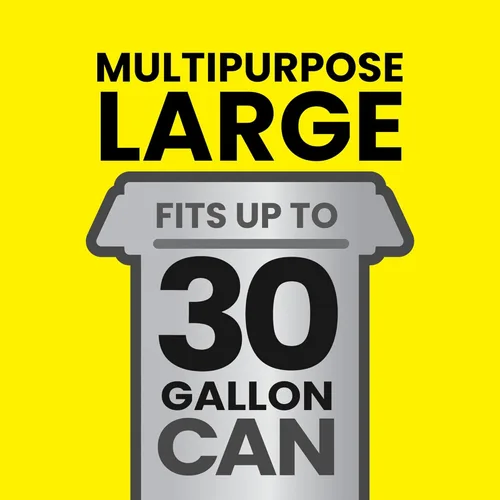 Miniatura 6 de Glad ForceFlex - Bolsas de basura grandes y resistentes, con capacidad para más de 80 libras, 30 galones, 25 unidades (el paquete puede variar)