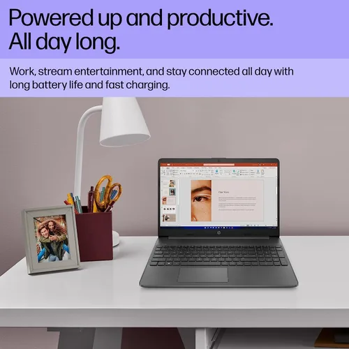 Miniatura 2 de HP Portátil esencial, pantalla FHD de 15.6 pulgadas, procesador Intel Core i3-1215U, 12 GB de RAM, SSD de 512 GB, cámara web, Wi-Fi 6, HDMI, Windows