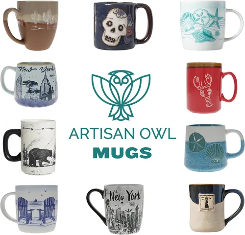 Miniatura 9 de Cape Shore New Bone China Atlantic Taza 14 oz - Conchas