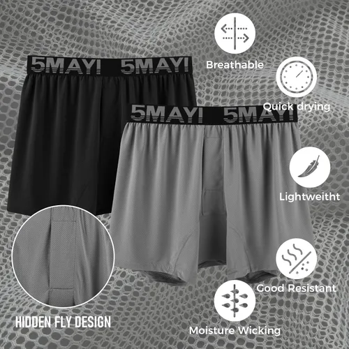 Miniatura 5 de 5Mayi Boxeadores de nailon para hombre