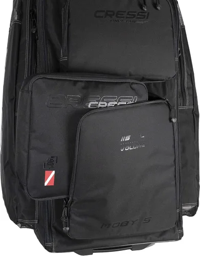 Miniatura 7 de Cressi Strong Capacity Roller Luggage Bag with Backpack Straps - Moby 5 designed in Italy