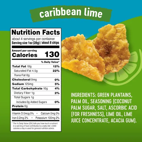 Miniatura 2 de Solula Plátano Crisps Authentic Tostones, lima caribeña, 4 onzas (paquete de 3), papas fritas cocidas, sin gluten, aptas para paleo, sin granos