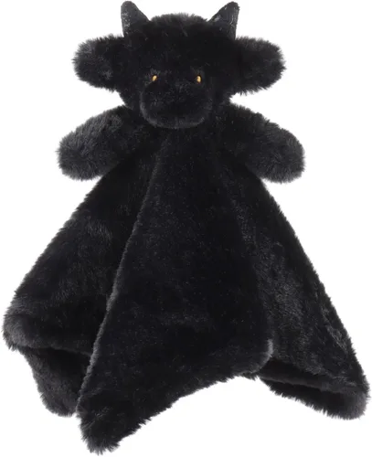 Apricot Lamb Black Dragon Soft Loveys para bebés, manta de seguridad para bebé niño y niña, 13.8 pulgadas para bebés y niños pequeños