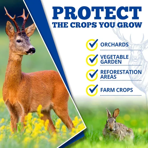 Miniatura 7 de Deer Repellent 12 Packs, Rabbit Repellent Outdoor for Plants, Natural Deer Deterrent Keep Deer and Rabbit Out of Garden Yard, Powerful Deer
