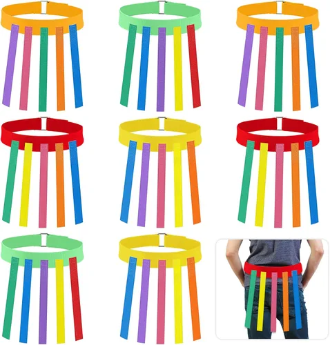 Wettarn Juego de cinturón de juego de 8 piezas, equipo de captura para adultos y niños, ideal para reuniones familiares, parques, reuniones, fiestas