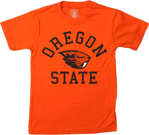 Miniatura 16 de Wes and Willy Camiseta de algodón orgánico de manga corta para niños de la NCAA rutgers scarlet knights rojo