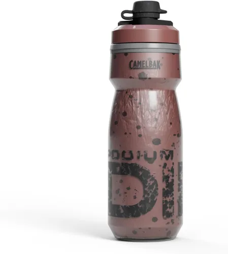 Miniatura 5 de CamelBak Podium Dirt Series Chill - Botella de agua aislada para bicicleta de montaña, boquilla protegida contra el barro con retención de frío, 21