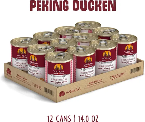 Miniatura 2 de Weruva Comida Clásica para Perros, Peking Ducken con Pechuga de Pollo y Pato en Salsa, Lata de 14oz (Paquete de 12)