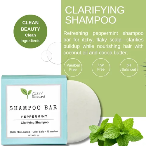 Miniatura 2 de Barra de champú El champú clarificador elimina los residuos y la acumulación Cuero cabelludo saludable Hecho en Estados Unidos Esencial