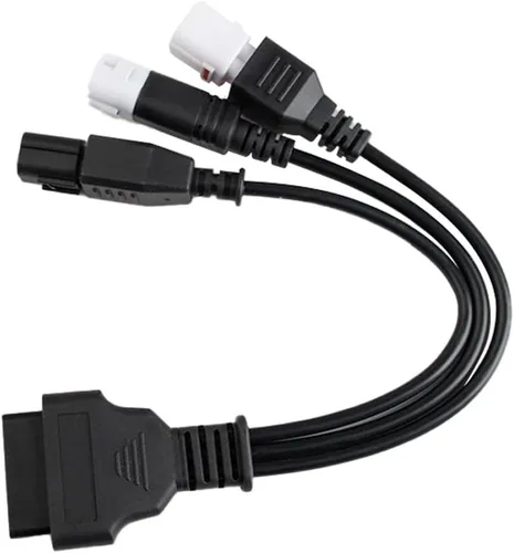 Cable de adaptadores de motocicleta 16Pin hembra a 3 4 6pin macho OBDII herramienta de diagnóstico de motocicletas Cable de diagnóstico para