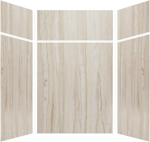 Miniatura 55 de Transolid EWKX483696-41 Expressions - Kit de pared de ducha de 6 paneles con extensión, 36 pulgadas de largo x 48 pulgadas de ancho x 96 pulgadas