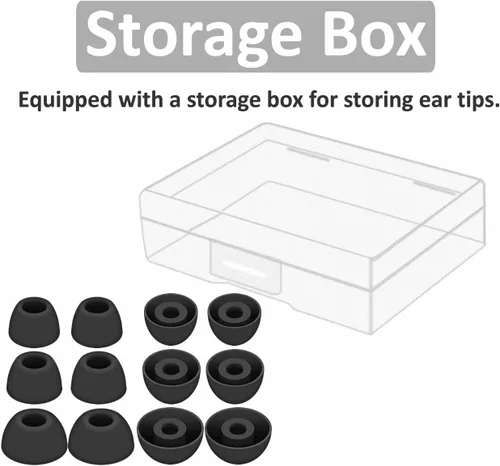 Miniatura 4 de 6 pares de auriculares Galaxy Buds 2 Pro para los oídos, S/M/L de repuesto de goma de silicona suave de gel flexible, tapones para los oídos