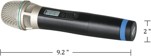 Miniatura 2 de MIPRO Transmisor de mano UHF ACT-32H, 5A 506-530 MHz
