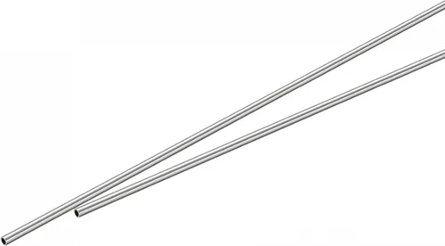 Miniatura 14 de uxcell Tubo redondo de acero inoxidable 304 0.079 in OD 0.012 in espesor de pared 11.811 in longitud 2 piezas