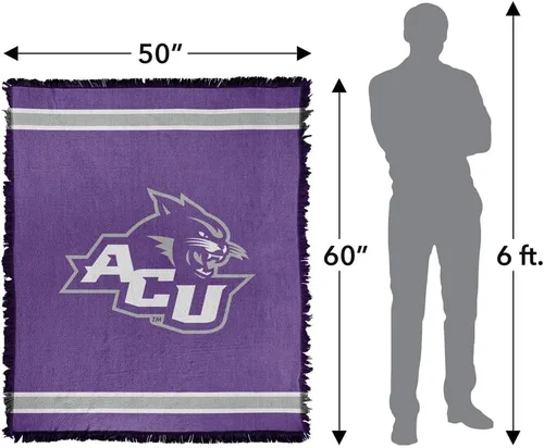 Miniatura 2 de LOGOVISION Manta Abilene Christian University, 50x60 Logo Primary WovenThrow