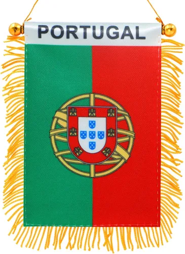 Miniatura 13 de Anley Pancarta colgante de ventana con flecos de Francia de 4 x 6 pulgadas, mini bandera con ventosa