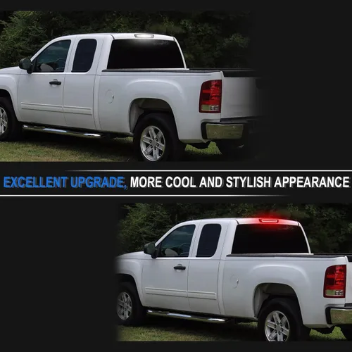 Miniatura 6 de Tercera luz de freno LED de repuesto para Silverado Sierra 1500 HD 2007-2013 / Silverado Sierra 2500 3500 HD 2007-2014 / 2009-2010 H3T, lámpara