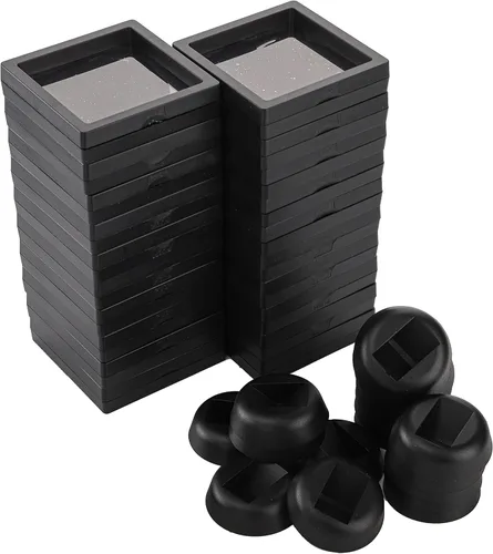 Miniatura 5 de Dicunoy 30 vitrinas flotantes 3D, marco de exhibición de monedas negras de 3.5 pulgadas para monedas antiguas de desafío, medallón AA, joyas