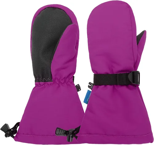 Guantes de nieve para niños impermeables guantes de esquí de invierno para niños pequeños guantes largos a prueba de viento