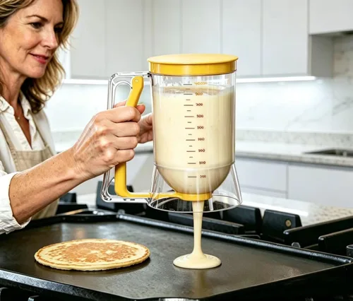 Miniatura 4 de BBSTARZ Separador de masa para magdalenas, crepes, galletas, pasteles, gofres. Dispensador de masa, separador de galletas, separador de crema. Taza