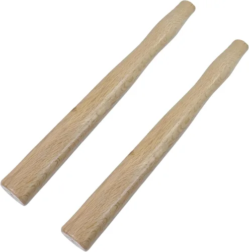 Miniatura 6 de HEVSTIL Paquete de 2 piezas de repuesto de mango de hacha de 12.6 pulgadas, mango de herramienta de madera de nogal para martillo de hacha ovalado