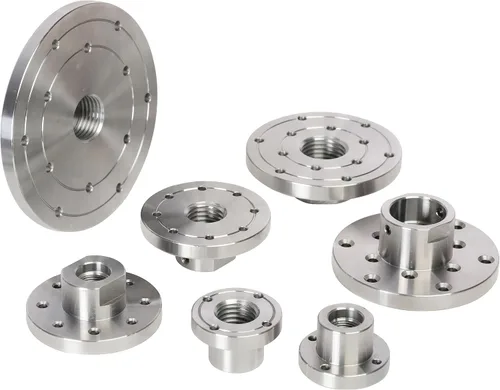 Miniatura 2 de Placa frontal de torno de madera de 2 pulgadas de acero, placa frontal de portabrocas de máquina de carpintería de husillo de 1 pulgada x 8 TPI