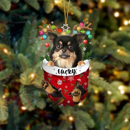 Miniatura 47 de Adorno de Navidad personalizado para perro Airedale Terrier en bolsillo de nieve, adorno para árbol de Navidad, idea de regalo para amantes