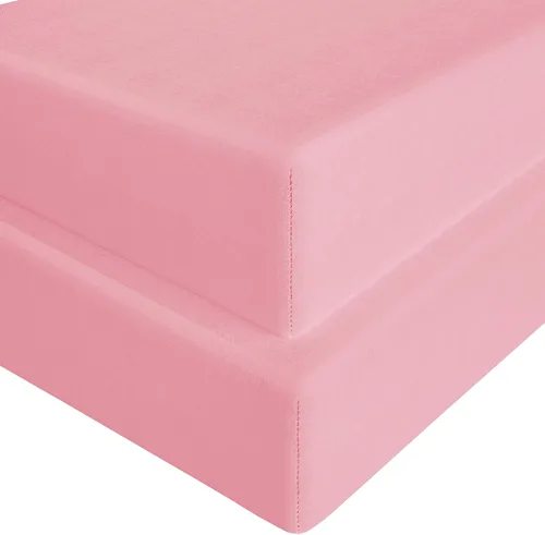 Miniatura 8 de FLXXIE Paquete de 2 sábanas bajeras de microfibra para cuna, súper suaves y acogedoras para colchón estándar de cuna y de niño pequeño, 28 x 52