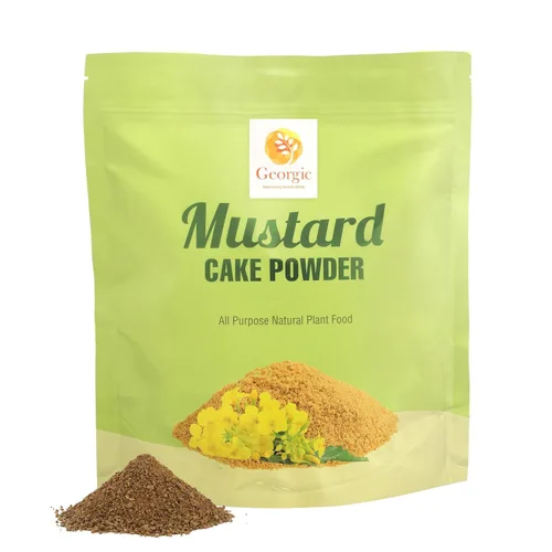 Miniatura 8 de Polvo de pastel de aceite de mostaza, fertilizante natural multiusos para flores, verduras, hierbas, árboles frutales y plantas, alimentos naturales