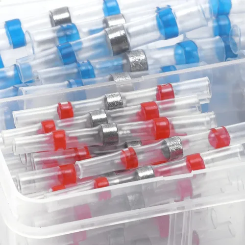 Miniatura 7 de Electrical Wire Crimp Terminals, Simple Transparent Shell, Heat Shrink End Connectors for Solder Ring Terminals(100pcs Boxed)