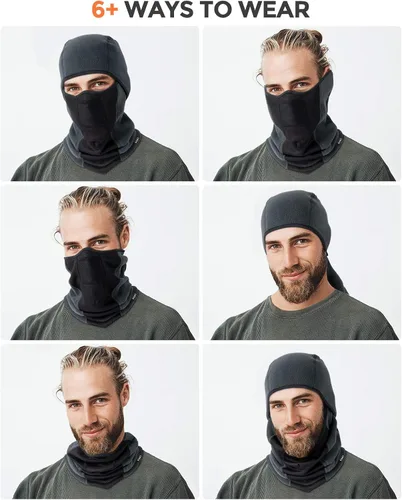 Miniatura 5 de VULKIT Mascarilla de pasamontañas de invierno para hombre y mujer motociclismo