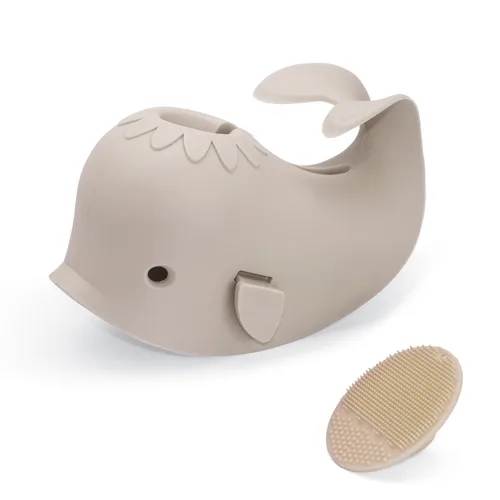 La cubierta de grifo de baño para niños, la cubierta de boquilla de baño para bebé es adecuada para la mayoría de grifos de bañera, cubierta de Beige