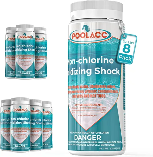 Miniatura 13 de POOLACC 35.2oz Limpiador Oxidante Spa Shock Sin Cloro para Bañera de Hidromasaje, Cuidado de Agua Libre de Cloro y Limpiador Oxidante Mejorado