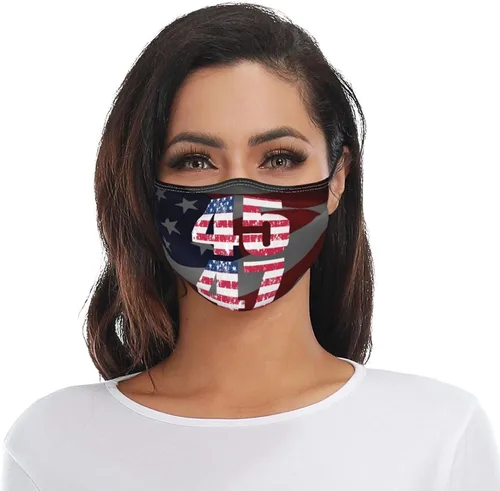 Miniatura 2 de 45 47 Trump 2024 - Máscara facial lavable, reutilizable, transpirable, con 2 filtros