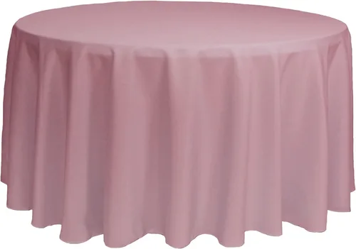 Miniatura 74 de YOUR CHAIR COVERS - Mantel redondo de poliéster prémium de 120 pulgadas - Mantel de lino color champán para mesas redondas estándar