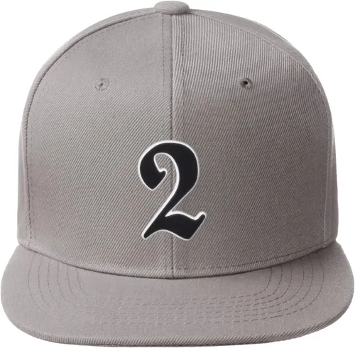 Miniatura 718 de Daxton Gorra clásica con visera de billete plano con letras del alfabeto inglés antiguo de la A a la Z