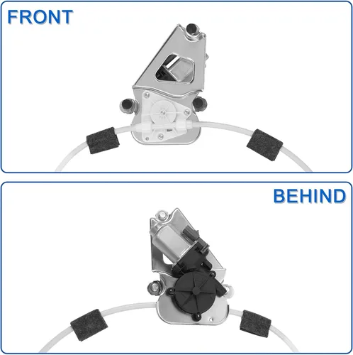 Miniatura 6 de Obaee Conjunto de regulador y motor de la ventana eléctrica del lado delantero compatible con Jeep Liberty KJ 2002-2006